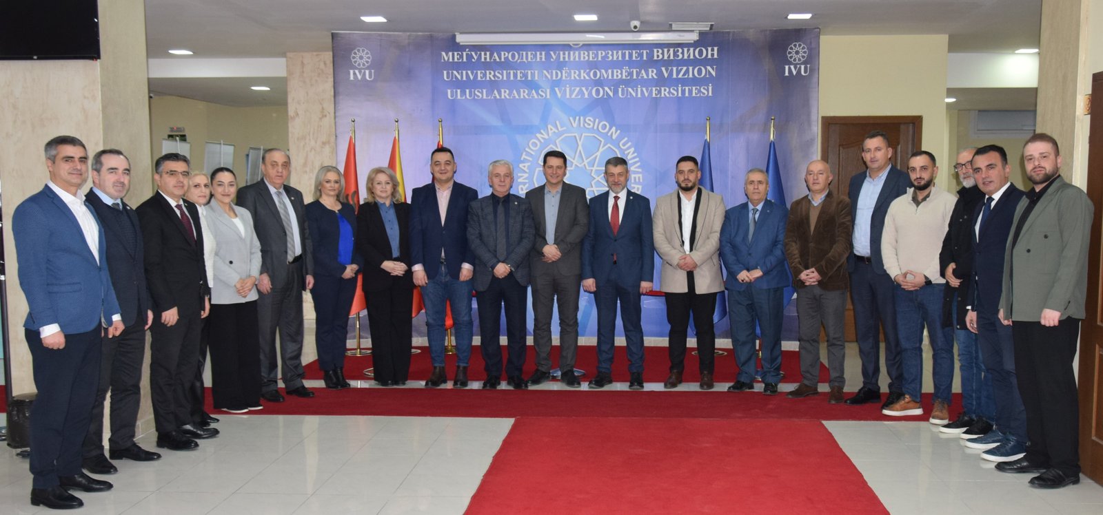 GOSTİVAR BELEDİYE BAŞKAN ADAYI DR. VALBON LİMANİ’DEN ULUSLARARASI VİZYON ÜNİVERSİTESİ'NE ZİYARET