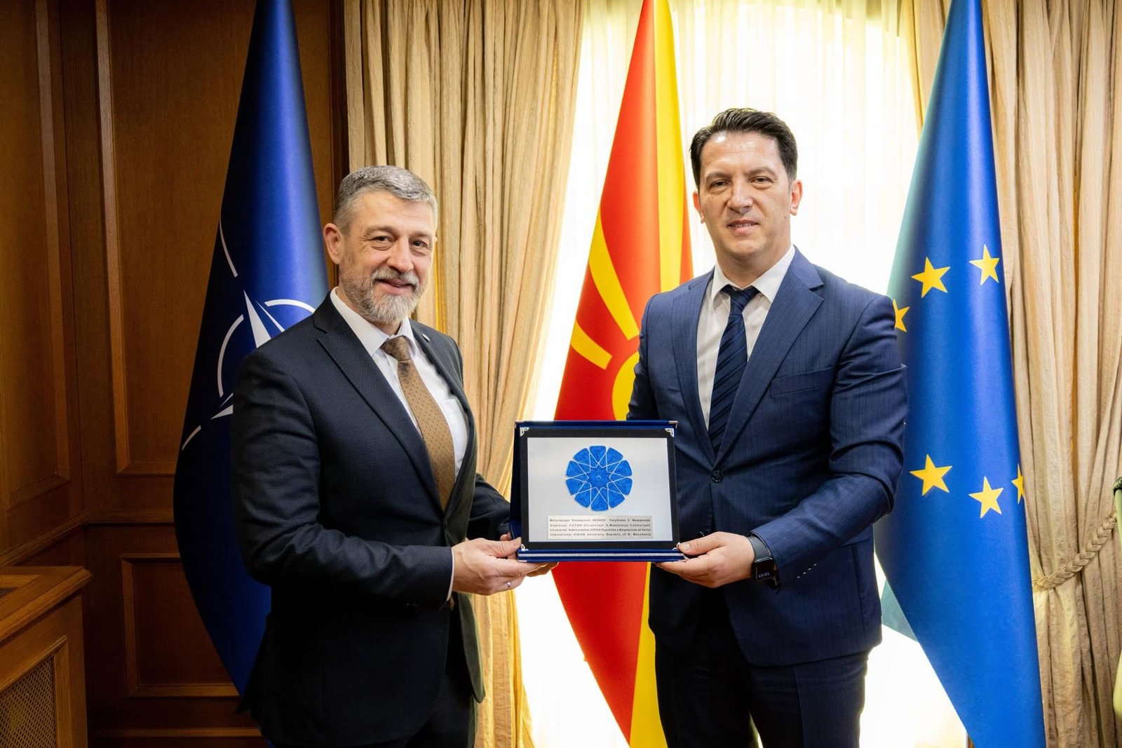 ULUSLARARASI VİZYON ÜNİVERSİTESİ’NDEN  M.C BAŞBAKAN YARDIMCISI DR. BEKIM SALİ’YE ZİYARET