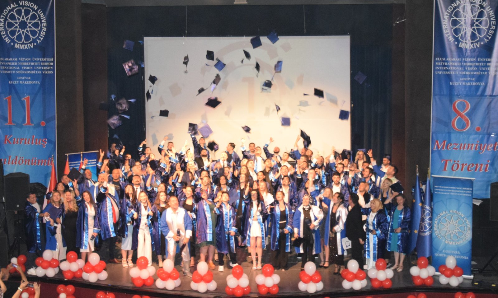VİZYON ÜNİVERSİTESİ'NİN 11. KURULUŞ YILDÖNÜMÜ VE 8. MEZUNİYET TÖRENİ